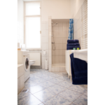 Budapest City Apartment badkamer, Vakantiewoning in Boedapest