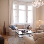 Budapest City Apartment woonkamer, Vakantiewoning Boedapest