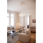 Budapest City Apartment woonkamer, Vakantiewoning Boedapest